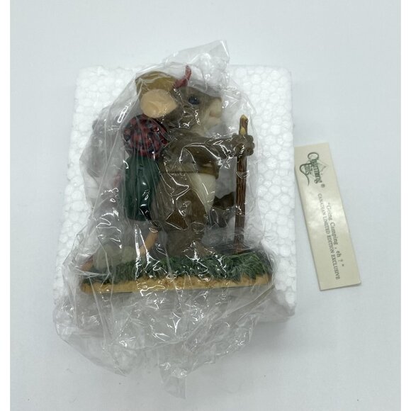 Charming Tails GOING CAMPING EH? Canadian Limited Edition Fitz & Floyd Figurine - Picture 5 of 6